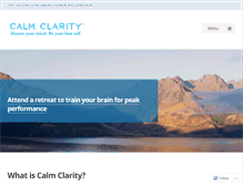 Tablet Screenshot of calmclarity.org